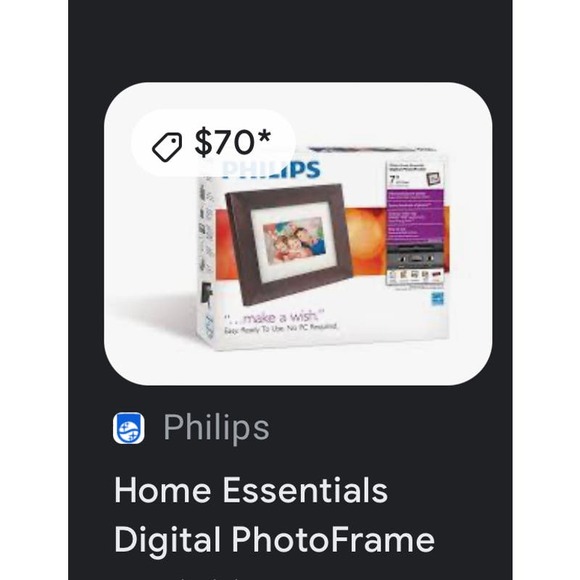 NEW IN BOX Phillips 7” LCD Smart Photo Frame - Picture 5 of 9